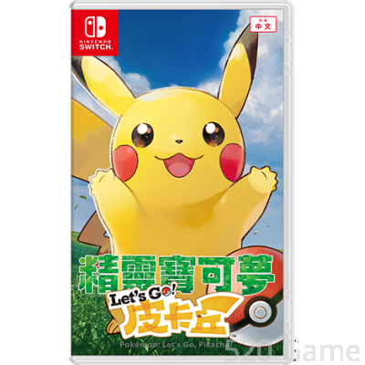 NS 精靈寶可夢-Let's Go 皮卡超 POKemon-Let's Go Pikachu